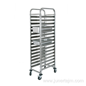 Single Row Stainless Steel GN Pan Trolley